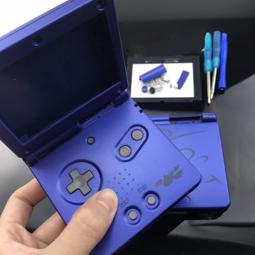 Limited Edition Housing Shell Case Cover Screws Tools for GBA SP Gameboy Advance SP Case (Blue Kyogre) image 5