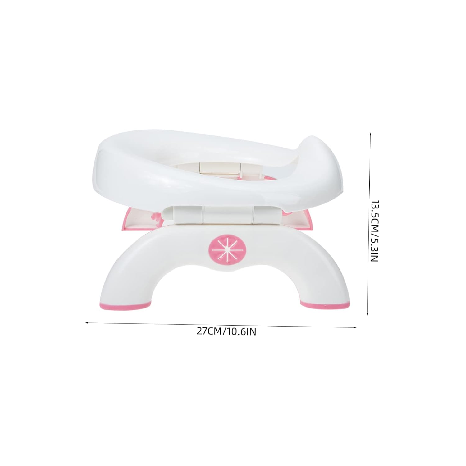Portable Folding Toilet Seat Compact Lightweight Potty for Boy Girl for Home Camping and Travel Sturdy Design Space-saving Easy to Carry