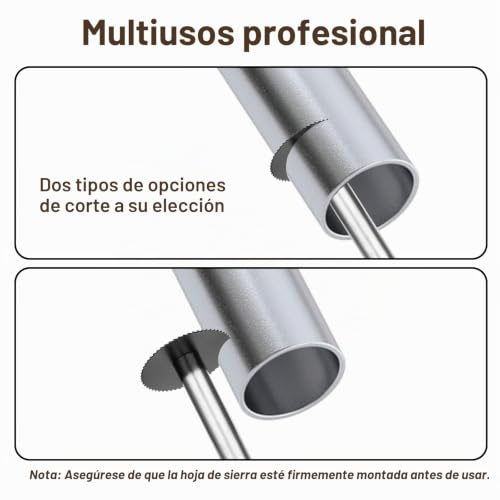 Miniatura 5 de Cortador De Tubos De Pvc De 1 4 Pulgadas, Compatible Con Taladro Y Destornillador De Impacto, Reemplaza 5 Cuchillas