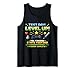 Test Day Level Up Funny Gamer Student State Testing Tank Top