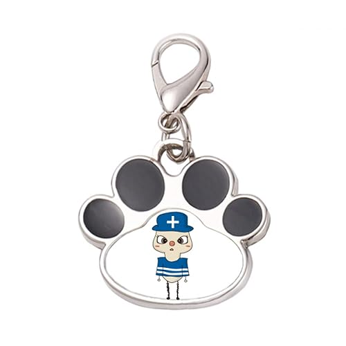 DIYthinker?Greece Country Europe Culture Flag UU Pet Tag Keychain Dog Cat ID