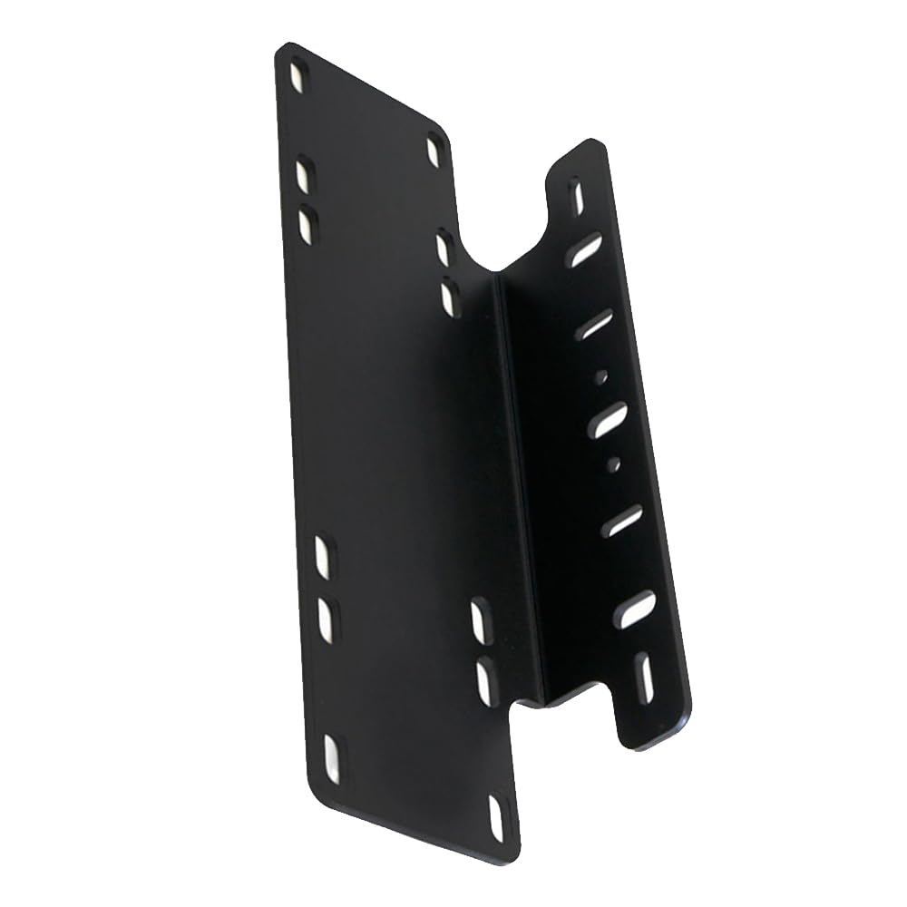 Soporte de matrícula universal MASO elegante de aleación de aluminio negro 8