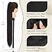 BARSDAR Long Straight Ponytail Extension - 34 Inch Drawstring Black Ponytail Hair Extensions Synthetic Fake Pony Tails Hairpieces Clip in Ponytails for Women Girls Daily Party- Natural Black