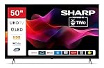 SHARP – SHARP 50HM5745E QLED Fernseher 50 Zoll Smart TV 4K UHD Dolby