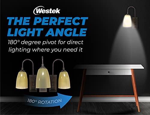 Westek BL-SCGN-DB2 Led Battery Operated Wall Sconce thumb #5