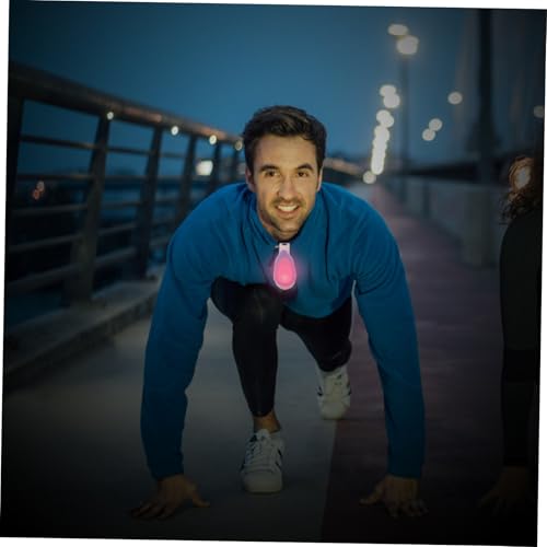 Luz nocturna segura para correr y ciclismo en ciudad pack de 2 linternas LED de clip 3