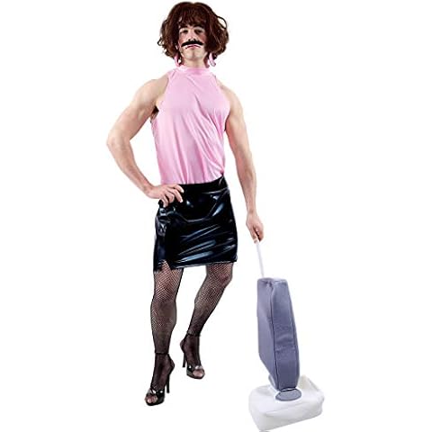 Adult Mens Rock Star Housewife Costume Standard, Multi-colored, Standard Cover