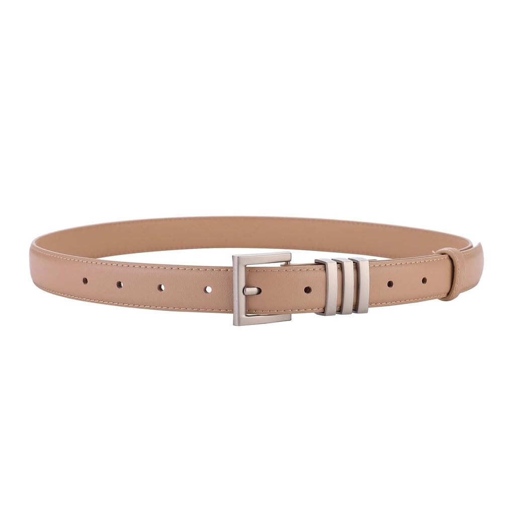 Cinturones cuadrados con hebilla para mujer, para vestir, jeans, cinturón ajustable