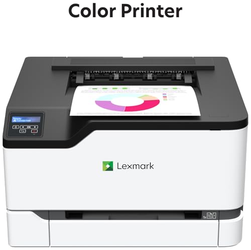 Image of Lexmark CS331dw Color Laser Printer with Ethernet, Mobile-Friendly, Wireless Office Printer with Automatic Two-Sided Printing (3-Series)(40N9020)