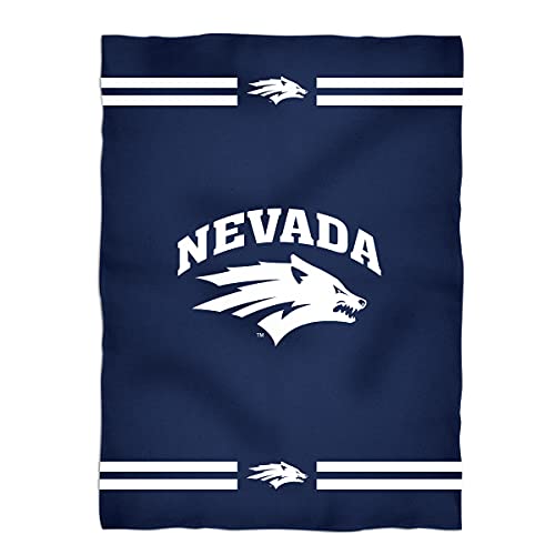 Vive La Fete College Blanket, Officially Licensed Nevada Wolfpack, Warm & Lightweight Throw Measuring 40" X 58" from