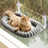 EDAGNY Stilvoll Katzen Hängematte Fenster Faltbar Wendebezug Stabiles 18kg