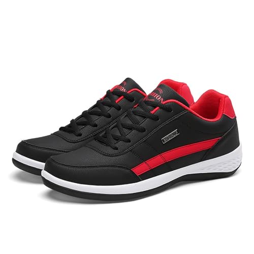Baskets de course pour homme confortables et respirantes en noir de taille 46 - 2