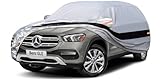 Holthly 10 Layers SUV Car Cover Custom Fit for Mercedes Benz GLE 350 450 (2015-2024) Waterproof All Weather for Automobiles, Outdoor Full Cover Rain Sun UV Protection.Silver