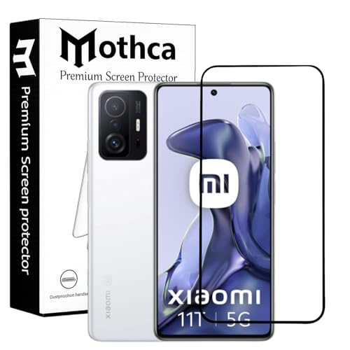 Image of Mothca Tempered Glass Compatible for Xiaomi 11T / 11T Pro / 11i / 11i Hypercharge with Edge to Edge Coverage - Case Friendly, Anti-Scratch & Bubble-Free Installation Kit
