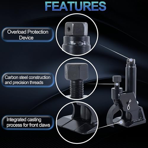 AUTOSTARSHIP Adjustable Manual Hammer Tires Changer Manual Tire Bead Breaker Tool Easy-Operated car Repair for ATVs/UTVs Cars Trucks Tractors Heavy Duty Tires - Thumbnail 4