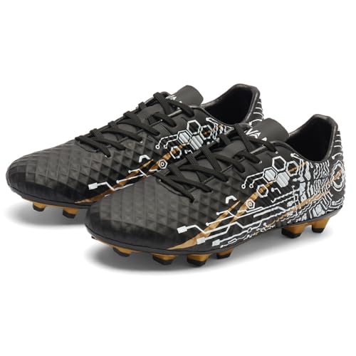 Image of AVANT Men's HustleX Football Shoes - Cushioned Insoles, Anti Skid with Rubber Studs, Lightweight Turf Football Shoes