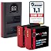 Produktbild Baxxtar 2X DMW-BLG10E BLG10 Akku mit Ladegerät USB (Dual LCD) kompatibel mit Panasonic DMW-BLE9 Lumix DC GX9 G110 G100 TZ202 TZ101 TZ99 TZ91 GF3 GF5 GX7 GX80 LX100 II ZS70 ZS110