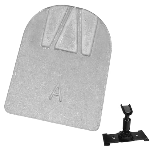 Angoily Support Universel de Rétroviseur Intérieur avec Base de Fixation en Aluminium pour Rétroviseur Intérieur Et Extérieur de Voiture, Adaptateur de Remplacement