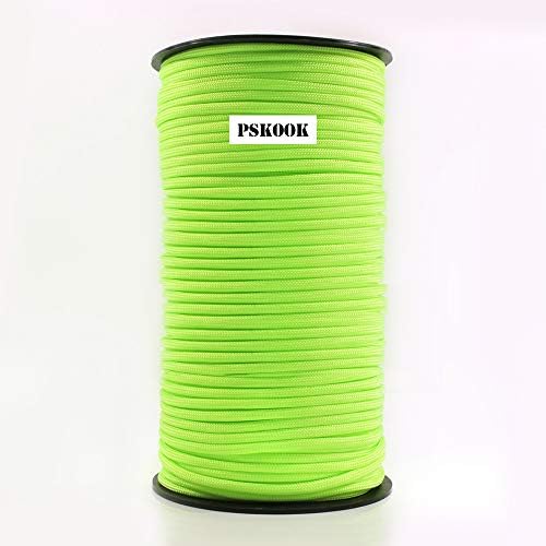 PSKOOK 100m Paracord Lanyard Parachute Cord-7 triple strands Outdoor Camping Tent Rope Weaving