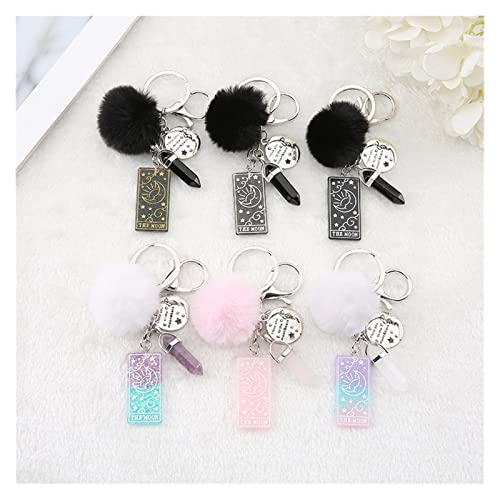 Petits accessoires clé lune en résine idée cadeau originale mixte