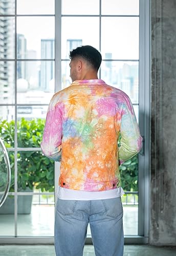 Colortone Tie Dye Denim Jean Jackets for Men and Women4