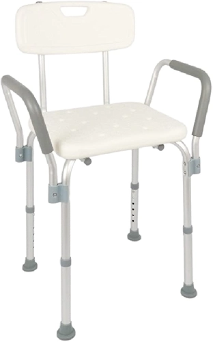 Dellamed Banqueta P/Banho Com Encosto E Braço D3-135Kg