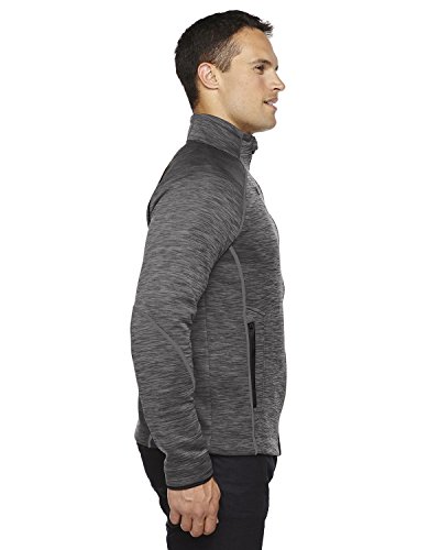 Ash City North End 88697 - Flux Men's Melange Bonded Fleece Jackets2