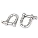 Aexit Ships Vessels Chain & Rope Fittings Hardware Tool Stainless Steel Wire Rope Bow Wire Rope Clips Shackle 2pcs