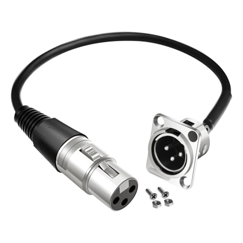 Solderless 3-Pin XLR Panel Plate