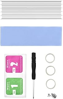 JAGTRADE for M.2 Hard Disk Heat Sink with Thermal Pad Computer Notebook NVME Radiator Heatsink for Router CPU Bridge