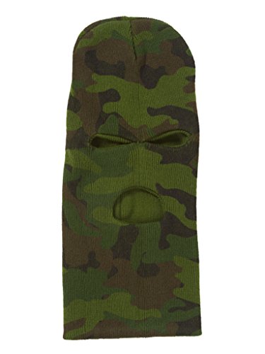 Topheadwear 3-Hole Ski Face Mask Balaclava, Camouflage #TOP4