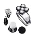 Electric Razor for Men Electric Shaver Razor Men's Waterproof 5 in1 Bald Hair Trimmer Cordless Grooming Kit Five-Headed Beard Trimmer USB Rechargeable