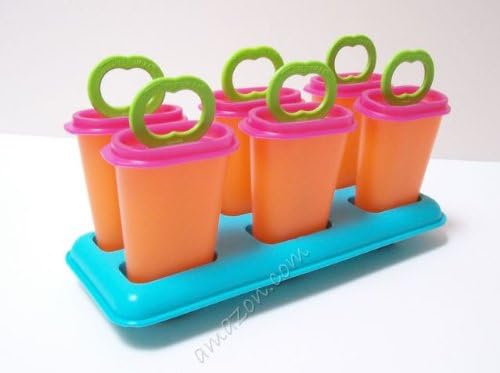 Tupperware Ice Tups Popsicle Fruit Pop Freezer Set