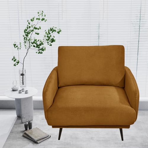 Sillón Moderno Plegable Marrón miniatura 5