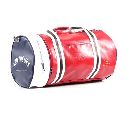 Sac de sport style vintage pour l'entraînement physique AND THE LIKE | Grand sac cabine en PU
