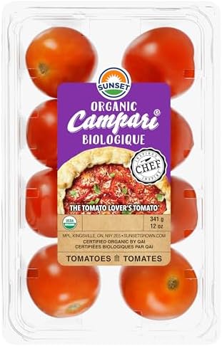 Sunset Tomato Campari Organic, 12 Ounce