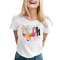 Made of soft, breathable material for all-day comfort. Optimal freedom of movement. Classic crew neck design - Timeless suitable for all types. Printed patterns give your leisure wardrobe a stylish and perfect for holiday festivals. The versatile top...