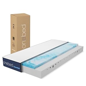 Onebed Matratze 90x200 cm Mittelfest 20cm, Ergonomische 7-Zonen Kaltschaummatratze mit Bezug abnehmbar & waschbar, Schaumstoffmatratze 90x200cm Rollmatratze H3, Öko-Tex Zertifiziert