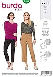  Burda 6186 Schnittmuster Shirt (Damen, Gr. 34-44) Level 2 leicht