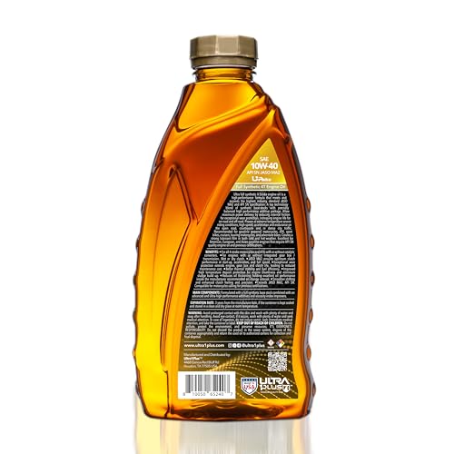ULTRA 1PLUS 4T 10W-40 Motorcycle Oil Full Synthetic API SN JASO MA2-10W40 Motor Oil, 6 QTS