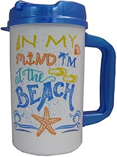 In My Mind I'm At the Beach 32 oz Insulated Travel Mug