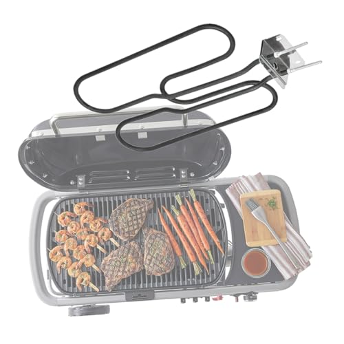 Élément chauffant barbecue compatible avec grill électrique extérieur noir - 7