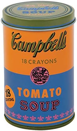 Amazon image - Warhol soup can and crayons