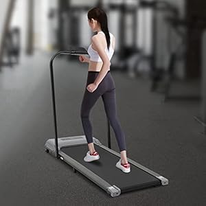 Loopband, inklapbaar, wandelpad met helling en afstandsbediening, compacte loopband voor thuis, kantoor, fitnessapparaten