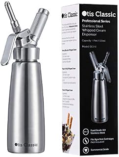 Whipped Cream Dispenser Stainless Steel - Professional Whipped Cream Maker - Gourmet Cream