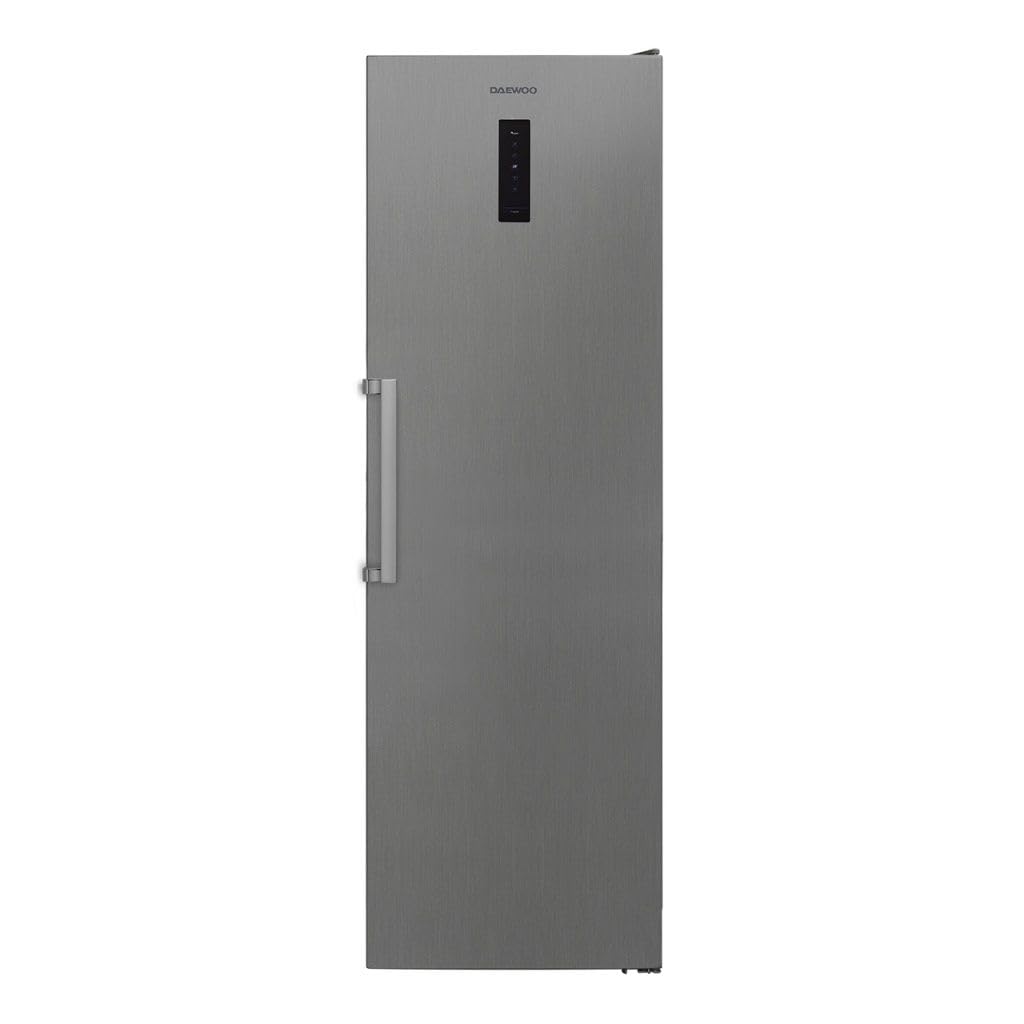 Congelador vertical 186cm 59,5cm 278L Clase E Daewoo FFN278ELR0ES Inox