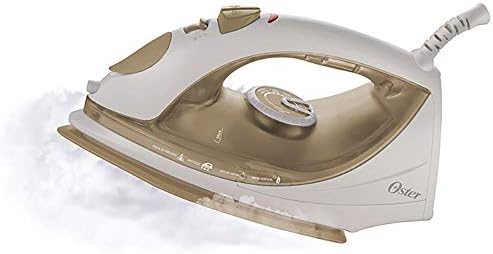 Ferro de Passar a Vapor Oster Antiaderente, 110V, Champagne/Branc...