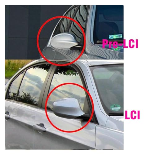 Coque de rétroviseur pour remplacer coque rayée BMW E90 E87 couleur carbone