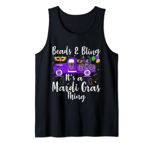 Truck Beads & Bling de Mardi Gras Es una cosa genial de Mardi Gras Camiseta sin Mangas