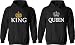 Couple Hoodies - King & Queen Matching His and Her Hoodies